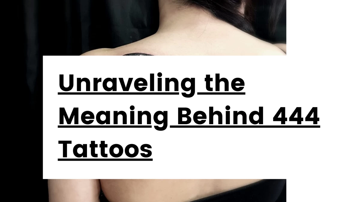 Titre -Angel Numbers in Ink_ Unraveling the Meaning Behind 444 Tattoos