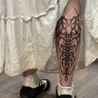 Galilea - resident artist - Black Hat Dublin - cybersigilism - The Black Hat Tattoo