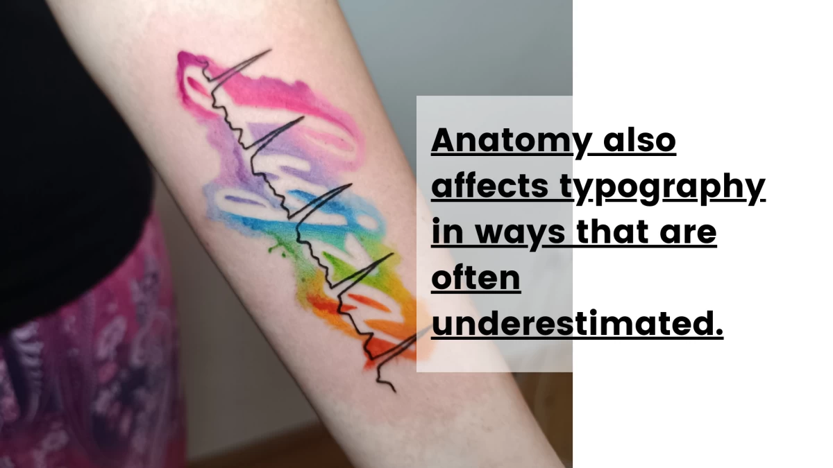 Anatomy also affects typography in ways that are often underestimated- Tattoo Dublin - Black Hat Tattoo Studio
