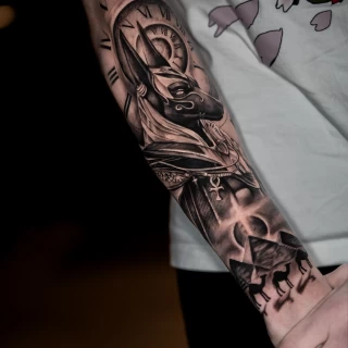 Nicolás - résident artist - Black Hat Dublin - realism - The Black Hat Tattoo
