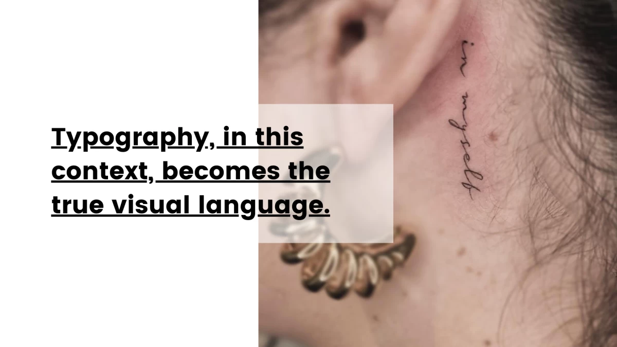 Typography, in this context, becomes the true visual language- Tattoo Dublin - Black Hat Tattoo Studio