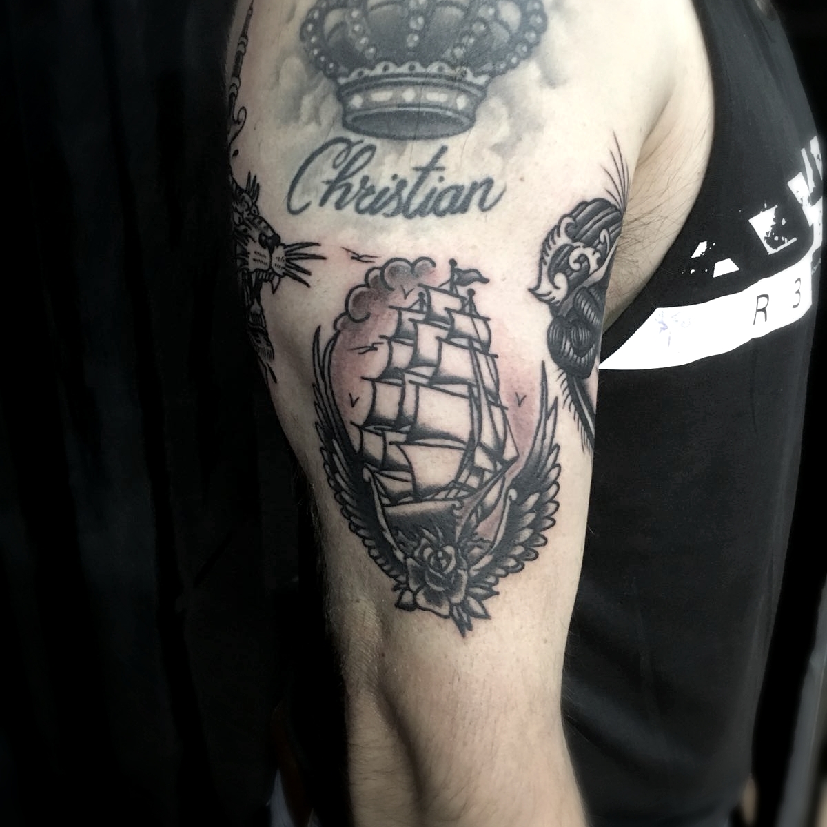 Black and Grey Tattoos in Dublin with Black Hat Tattoo
