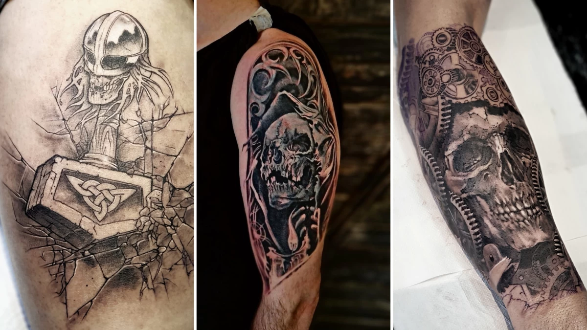 Skull Tattoo - Black Hat Tattoo Dublin 2