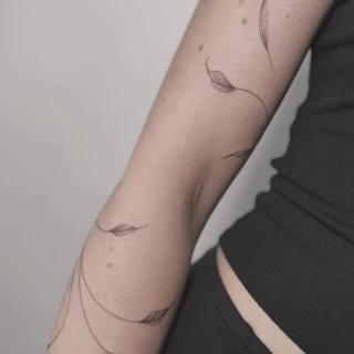 Molly guest artist fine line_(4) - The Black Hat Tattoo