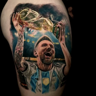 Nicolás - résident artist - Black Hat Dublin - realism - The Black Hat Tattoo