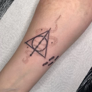 Harry Potter - Spiritual Tattoo - Witchy Tattoo - Tarot Card Tattoo - Black Hat Tattoo Dublin - The Black Hat Tattoo