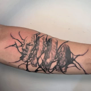 Galilea - resident artist - Black Hat Dublin - cybersigilism - The Black Hat Tattoo