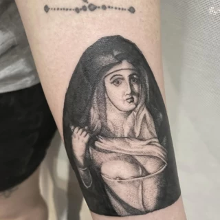 Galilea - resident artist - Black Hat Dublin - cybersigilism - The Black Hat Tattoo