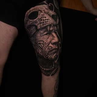 Matias Guest Artist Realism - The Black Hat Tattoo