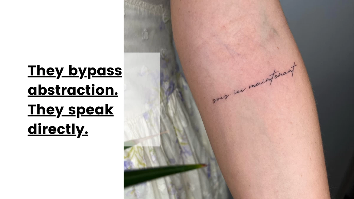 They bypass abstraction. They speak directly- Tattoo Dublin - Black Hat Tattoo Studio
