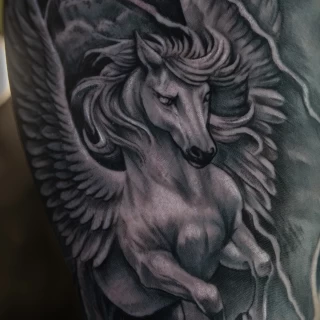 Nicolás - résident artist - Black Hat Dublin - realism - The Black Hat Tattoo