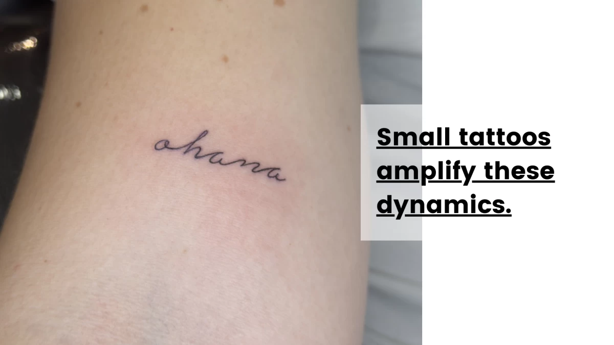 Small tattoos amplify these dynamics- Tattoo Dublin - Black Hat Tattoo Studio