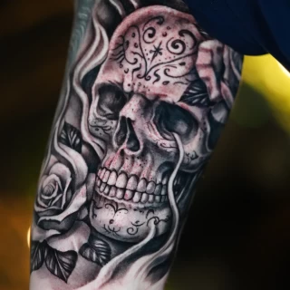 Nicolás - résident artist - Black Hat Dublin - realism - The Black Hat Tattoo