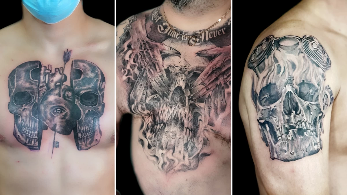 Skull Tattoo - Black Hat Tattoo Dublin 8