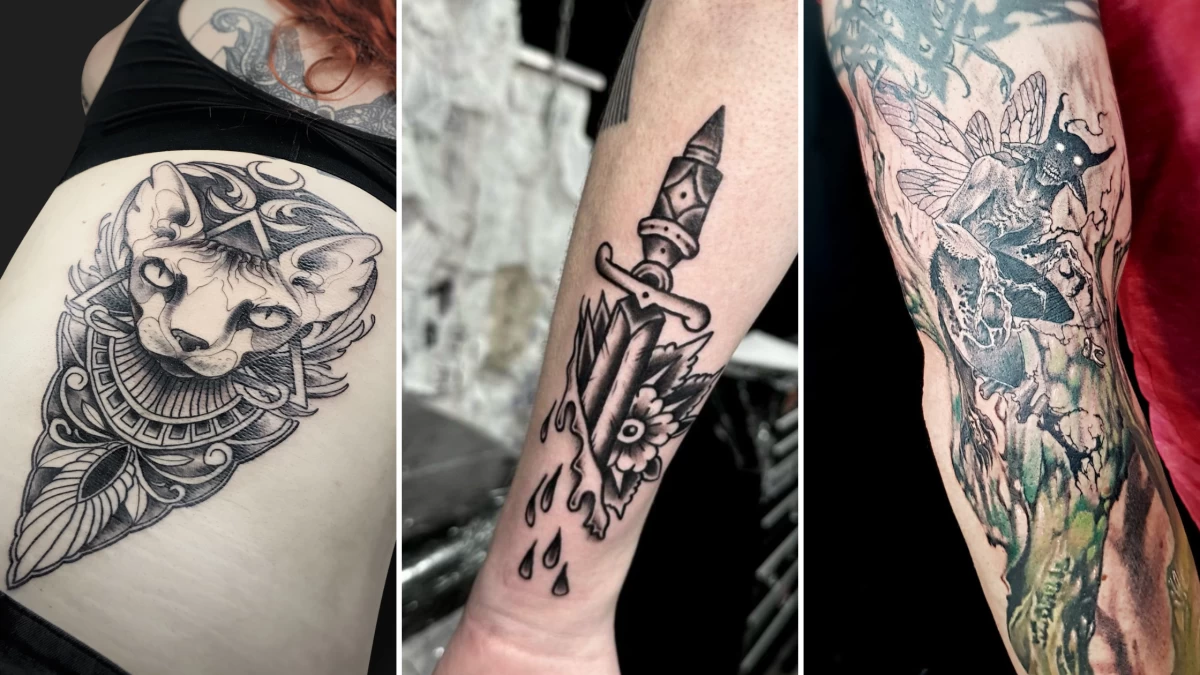 Blackwork & Darwork Tattoo - Black Hat Tattoo Dublin3