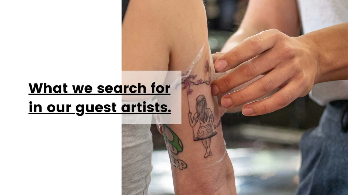 What we search for in our guest artists