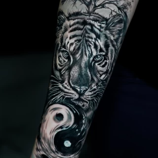 Dian guest realistic color tattoo - The Black Hat Tattoo