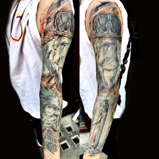 Damian Resident Artists Black Hat Tattoo Nice - TattoosIMG-0364 - The Black Hat Tattoo