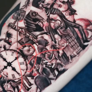 Nicolás - résident artist - Black Hat Dublin - realism - The Black Hat Tattoo