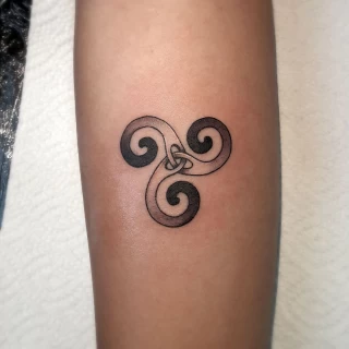 Triskel Tattoo - Irish & Celtic Tattoo - Black Hat Tattoo Dublin - The Black Hat Tattoo