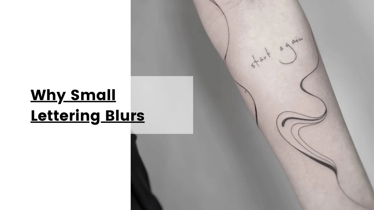 Why Small Lettering Blurs