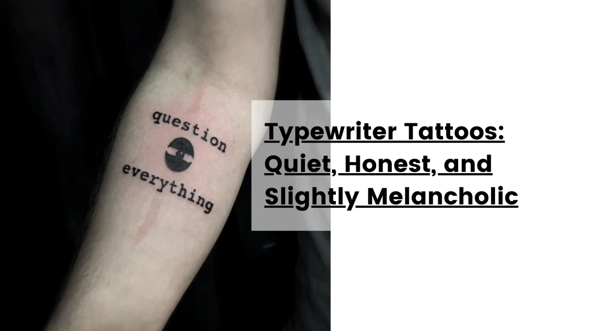 Typewriter Tattoos_ Quiet, Honest, and Slightly MelancholicTattoo Dublin - Black Hat Tattoo Studio