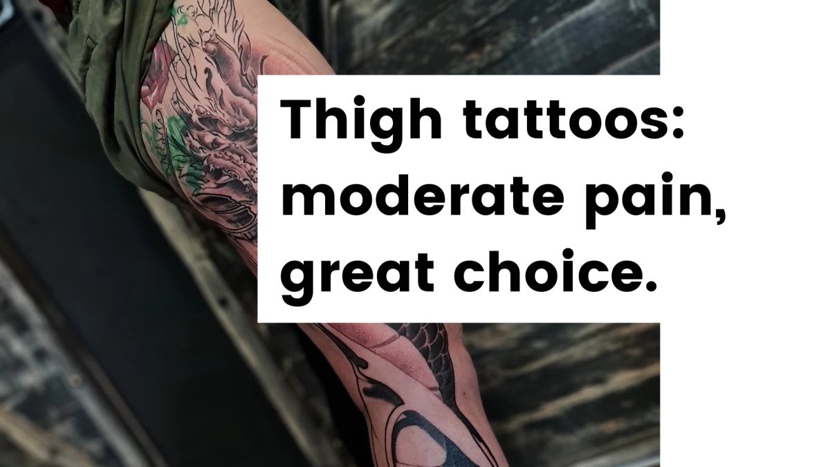 Titre - Thigh tattoos_ moderate pain, a great choice for beginners
