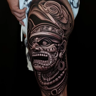 Matías Guest Artist Black and grey realistic tattoo - The Black Hat Tattoo