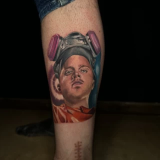 Nicolás - résident artist - Black Hat Dublin - realism - The Black Hat Tattoo