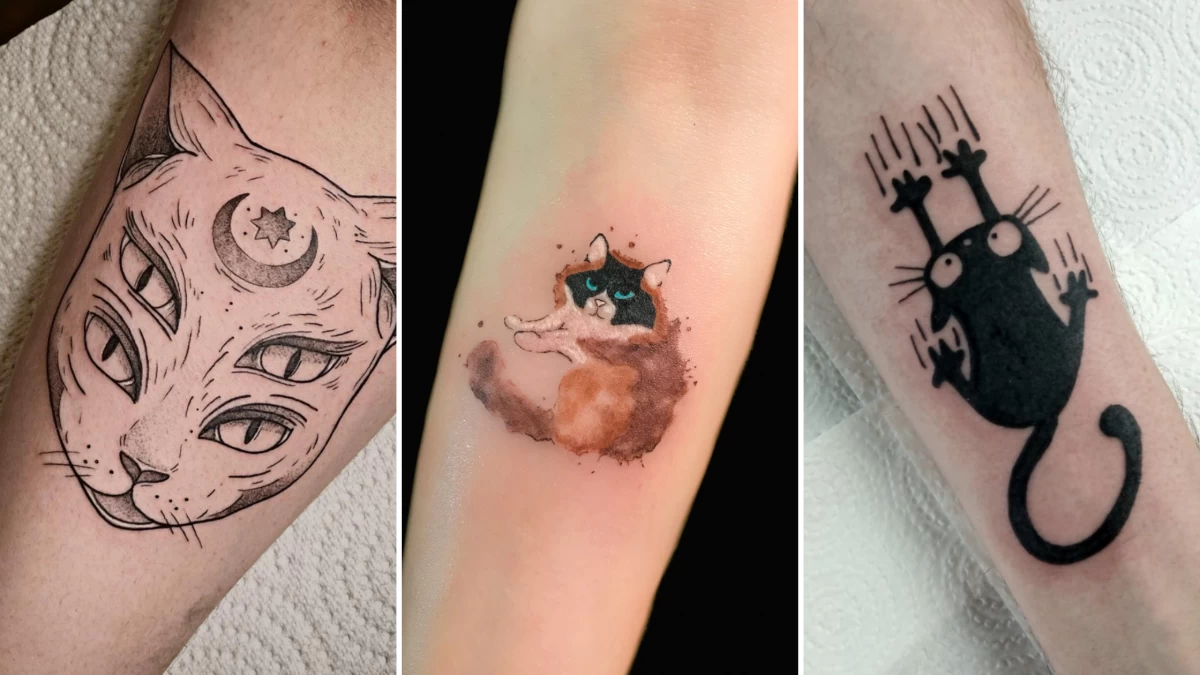 Cat Tattoo - Black Hat Tattoo Dublin 1