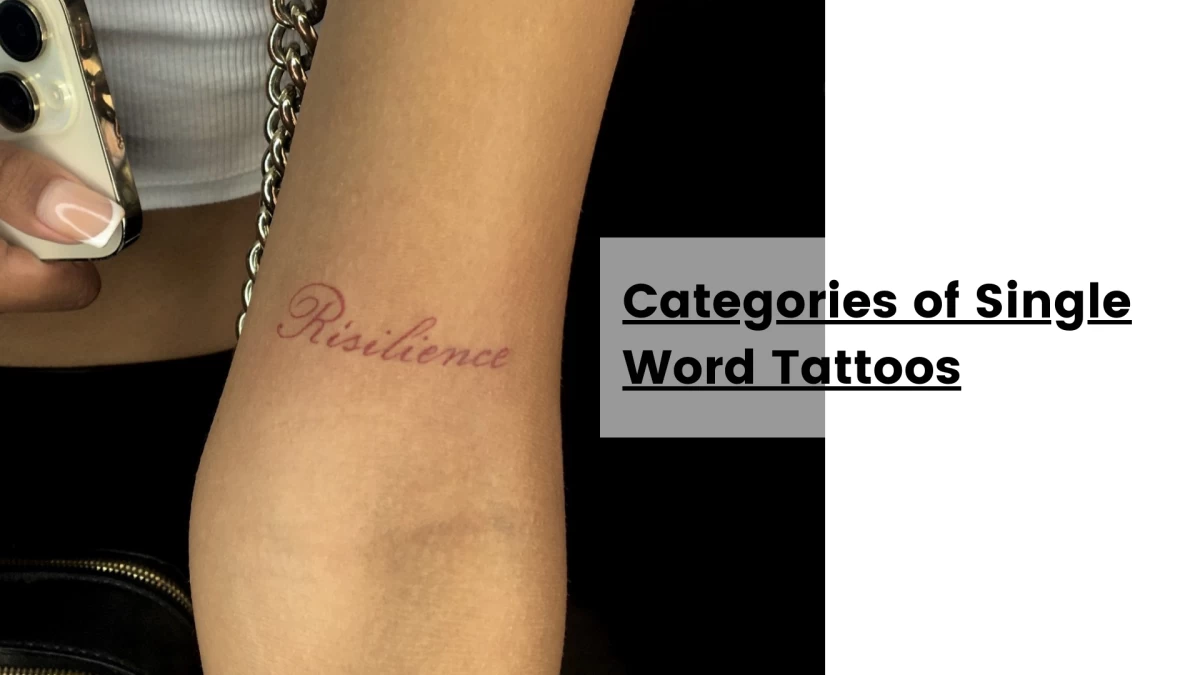 Categories of Single Word Tattoos- Tattoo Dublin - Black Hat Tattoo Studio